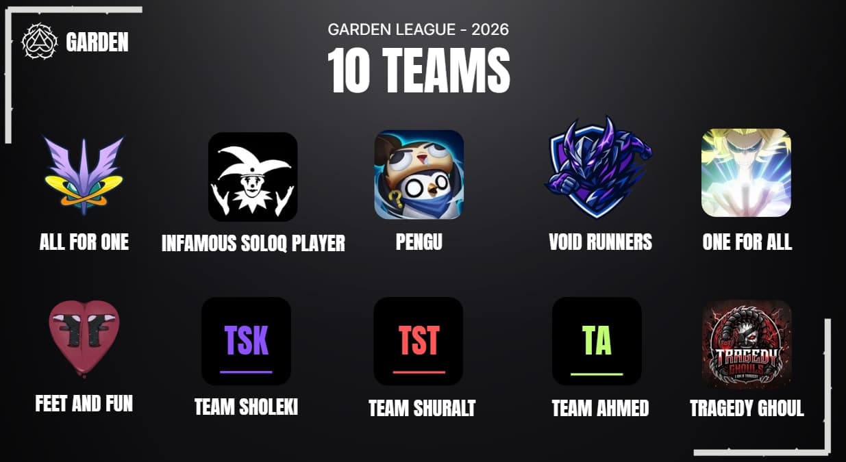 LANCEMENT DE LA LIGUE !